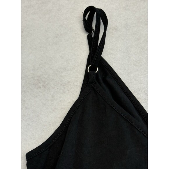 OUGES Women's Striped Summer Maxi Dress Adjustable Straps Size M Side Pockets - Picture 5 of 10